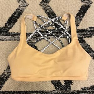 Lululemon Free to Be Wild Bra - Size 2, Orange